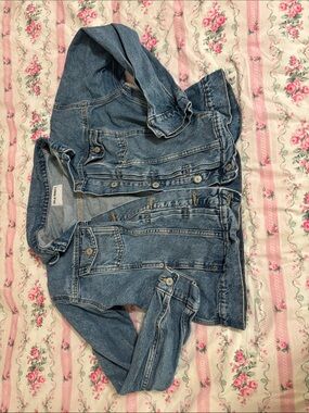 Old Navy Blue Denim Jacket with Button Front